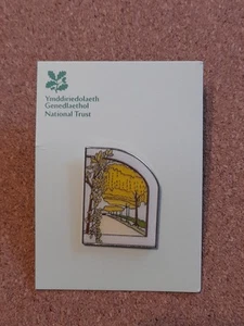 National Trust BODNANT GARDEN Laburnum Arch Charity Pin Badge - Picture 1 of 2