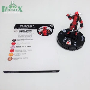 Heroclix Deadpool and X-Force set Deadpool #001 Fast Forces figure w/card! - Picture 1 of 1