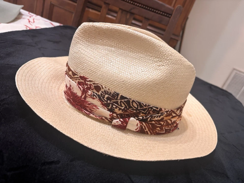 Sombrero Fedora de Paja Panamá Ventilado Stetson Airway Foto 1 de 4