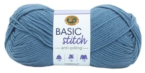 Lion Brand Basic Stitch Anti-Pilling Yarn-Stonewash 202-110 - Picture 1 of 3