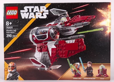 LEGO 75401 Star Wars Ahsoka's Jedi Interceptor - 290pcs - Sealed - Brand New - Image 1 of 4