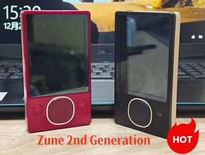 Microsoft Zune Model 1126 80GB MP3 Player Black Red New Player,Fast Shipping - Image 1 of 4