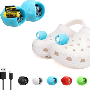 Rechargeable Headlights Compatible with Croc, 2 Pcs LED Lights, Waterproof Hands - Picture 1 of 7