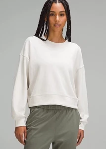 Lululemon Softstreme Perfectly Oversized Cropped Sweatshirt Women’s Size 10 - Picture 1 of 5