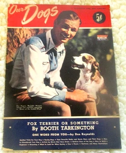 Vintage Winter 1942 Issue Our Dogs Magazine with young ROY ROGERS on Cover - Picture 1 of 4