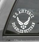 UNITED STATES AIR FORCE DISABLED VETERAN ROUNDEL Vinyl Decal Sticker Style1