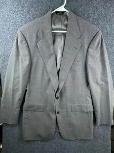Polo University Club Ralph Lauren Blazer Houndstooth Black White Mens Size 44L - Picture 1 of 22