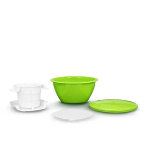 Borner Cheesemaker & Multimaker with keep-fresh lid, sieve salat bowl serving bo - Bild 1 von 7