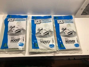 Lot Of x3 VCB Hoover Type S Vacuum Bags 3 Count - Picture 1 of 4