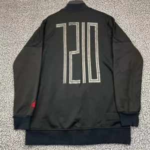 Air Jordan XI Varsity Jacket Men Large Black Therma Fit 7210 Jumpman Adult L - Picture 1 of 8