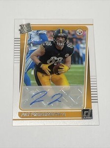 2021-22 Donruss Clearly Pat Freiermuth Rated Rookie AUTO Steelers🔥