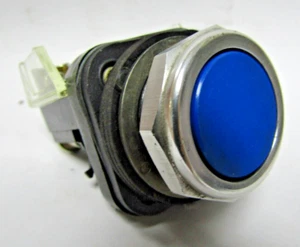 ✌️ALLEN BRADLEY 800T-A  P  BLUE PUSH BUTTON 800T-XD1  1-N.O CONTACT - Picture 1 of 3