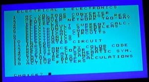 TI-99/4A PROGRAMAS DE MATEMÁTICAS SUPERIORES ELECTRICIDAD Y ELECTRÓNICA EN UN DISCO DE 5,25 - Imagen 1 de 1