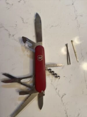 VINTAGE VICTORINOX SWISS ARMY KNIFE Victoria OFFICIER OFFICER SUISSE ROSTFREI - Image 1 of 4