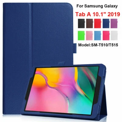 PU Leather Folio Shockproof Case Cover for Samsung Galaxy TAB A 10.1 SM-T510/515 - Image 1 of 4