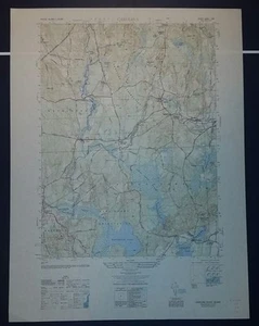1940's Militare Topografiche Mappa Carolina Ri Foglio 6666 I NW - Picture 1 of 5