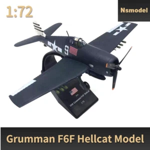 USN 1945 Grumman F6F Hellcat avión de combate militar juguete diecast NS modelo 1:72 - Imagen 1 de 11