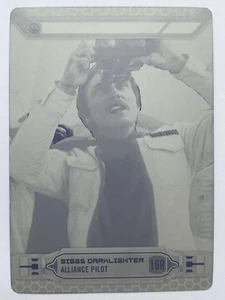 2014 Topps Star Wars UK Perspectives BIGGS 1/1 Magenta Printing Plate #16R - Bild 1 von 2