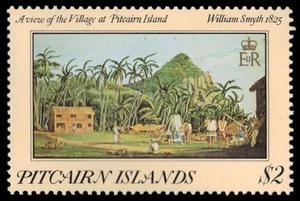 PITCAIRN ISLAND 252 (SG267) - "A View of the Village" by William Smyth (pa81625) - Picture 1 of 1