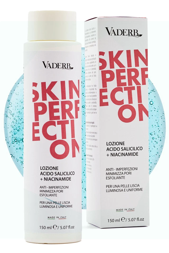 Lozione Brufoli Acne e Imperfezioni 150 ml Esfoliante Viso con Acido Salicilico - Immagine 1 di 4