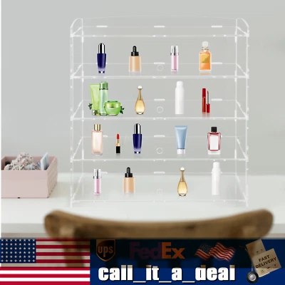 Acrylic Display Case Bakery Pastry Display Case 4 Tier Showcase Countertop - Image 1 of 4