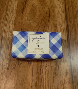 Bath & Body Works Gingham Cleansing Bar Soap Shea Butter 5 oz - Picture 1 of 2