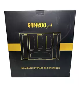 Expandable Bamboo Ziplock Bag Storage Organizer for Kitchen Drawer - Picture 1 of 3