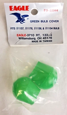 Две упаковки Eagle #9-5394 зеленая крышка лампы для 1157, 1176, 1156, 1154, лампы как новые - Изображение 1 из 4