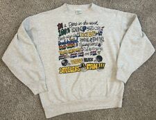 Vintage Pittsburgh Steelers Fanatic Sweatshirt Large 1991 NFL Football Cowher