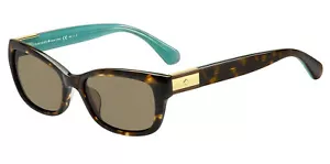 Occhiali da sole donna Kate Spade Marilee polarizzati avana rettangolari - 0FZL-SP - Foto 1 di 3