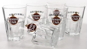 6 x Havana Club Rum El Ron De Cuba Glas Londrinkglas Mojito Animal Print 1111