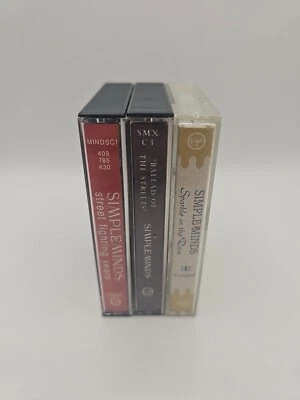 Simple Minds Cassette Bundle X3 - Ballad of Streets, Street Fighting & Sparkle - Image 1 of 4