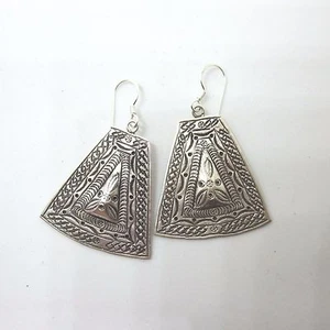 Feine Sterling Silber 925 Ohrringe Asiatische Erinnerungsfeier Party Vintage Styles - Bild 1 von 6