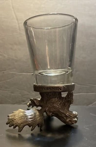 Zinnelch und Glas Minnesota Schnapsglas 3,5"" NEU - Bild 1 von 12