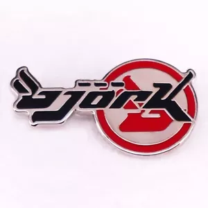 ICELANDIC POP SINGER BJORK LAPEL PIN...EXCEEDINGLY RARE!!! - Picture 1 of 2