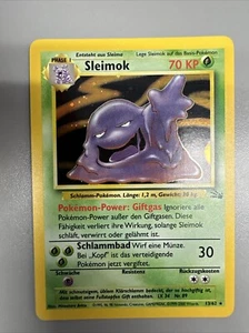 Pokemon Card Fossil Set Muk (Sleimok) 13/62 German Holo Rare LP - Picture 1 of 2