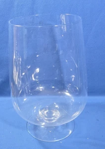 VINTAGE 12 1/2" TALL CLEAR GLASS EXTRA LARGE JUMBO HUGE BRANDY SNIFTER - Picture 1 of 1