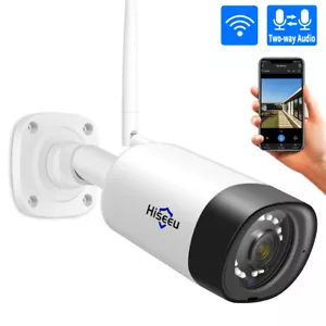 Hiseeu Camera 5MP Outdoor Security Camera 2 Way Audio Compatible WiFi System - Picture 1 of 13