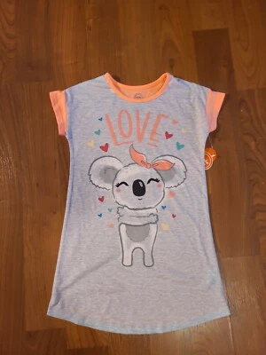 Nuevo con etiquetas Vestido de pijama para niñas pequeñas con oso koala talla grande 10-12 Foto 1 de 4