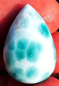 38CT Gemmy! DIY natürlicher blauer Larimar Kristall dominikanisch ip1882 - Bild 1 von 13