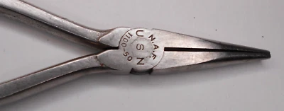 Duluth Diamond Needle Nose Plier #1100-50 Navy Air Force USN NAF SU5 - Image 1 of 4