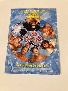Club Dread 2004 movie promo postcard Broken Lizard COLLECTIBLE - Picture 1 of 5