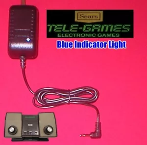 Fuente de alimentación adaptador de CA de 9 V con LED para telejuegos Sears hockey pong modelo # C-121 - Imagen 1 de 2