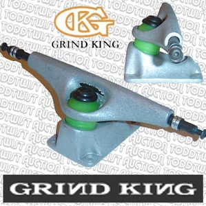 GRIND KING - G2 Skateboard Trucks - 8" Slider Axle, Allen key ends. Made in 1992 - Picture 1 of 1