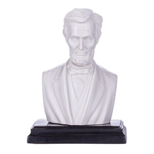 Amerikanischer Präsident Abraham Lincoln Marmor Büste Statue Skulptur 12,5 cm