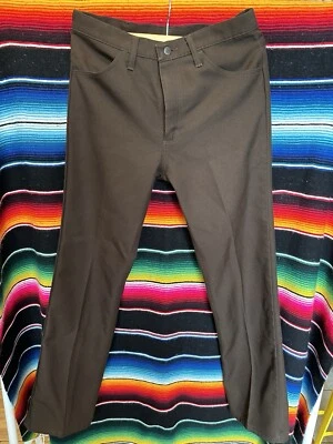 Pantalones acampanados vintage Wrangler talla 33x32 hechos en EE. UU. marrón Foto 1 de 4