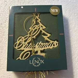 Lenox China O Christmas Tree Songs of Christmas Tree Holiday Ornament MIB 1998 - Picture 1 of 3