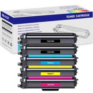 5PK Alto Rendimiento Compatible con Tóner Brother TN227 TN223 MFC-L3770CDW L3290CDW - Imagen 1 de 6