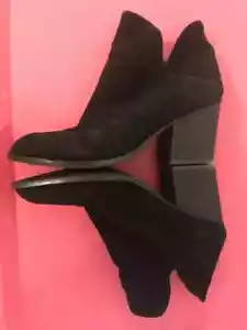 / WITTNER Galo Stiefeletten schwarz Wildleder Blockabsatz Damen Größe EUR 38 - Bild 1 von 10