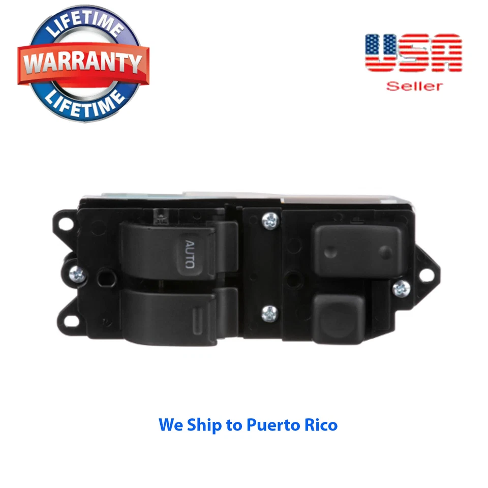 Interruptor maestro ventana eléctrica Toyota Pickup, T100 y Tacoma 1989-2000 84820-16060 Foto 1 de 4